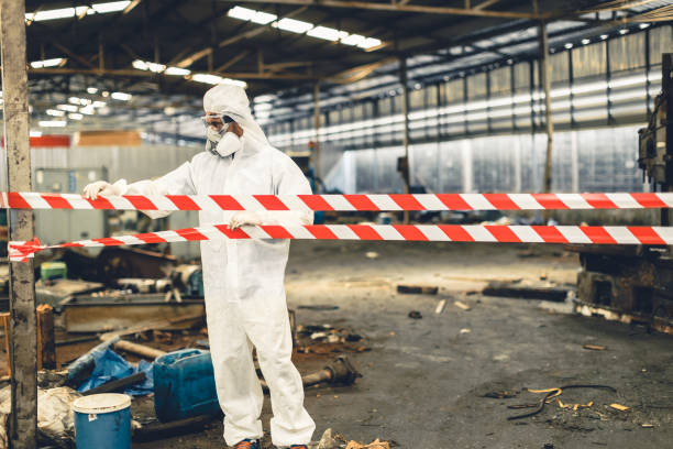 Professional Crime Scene Cleanup technician working in Paoli, IN